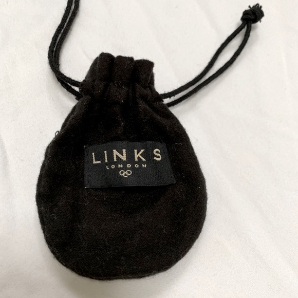 Links of London pink and black friendship bracelet - Picture 2 of 5